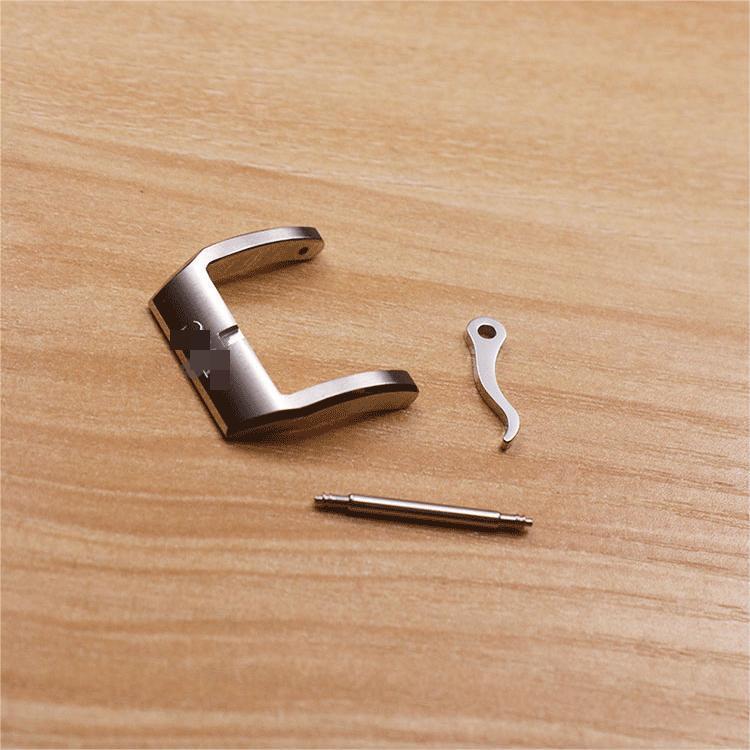 REPLACEMENT 18MM STAINLESS STEEL PIN BUCKLE CLASP FIT FOR IWC WATCH STRAP SILVER
