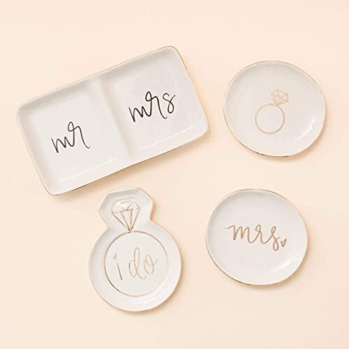 Jewelry Dish | Great Ring Dish for His and Her Engagement Gift | Jewelry