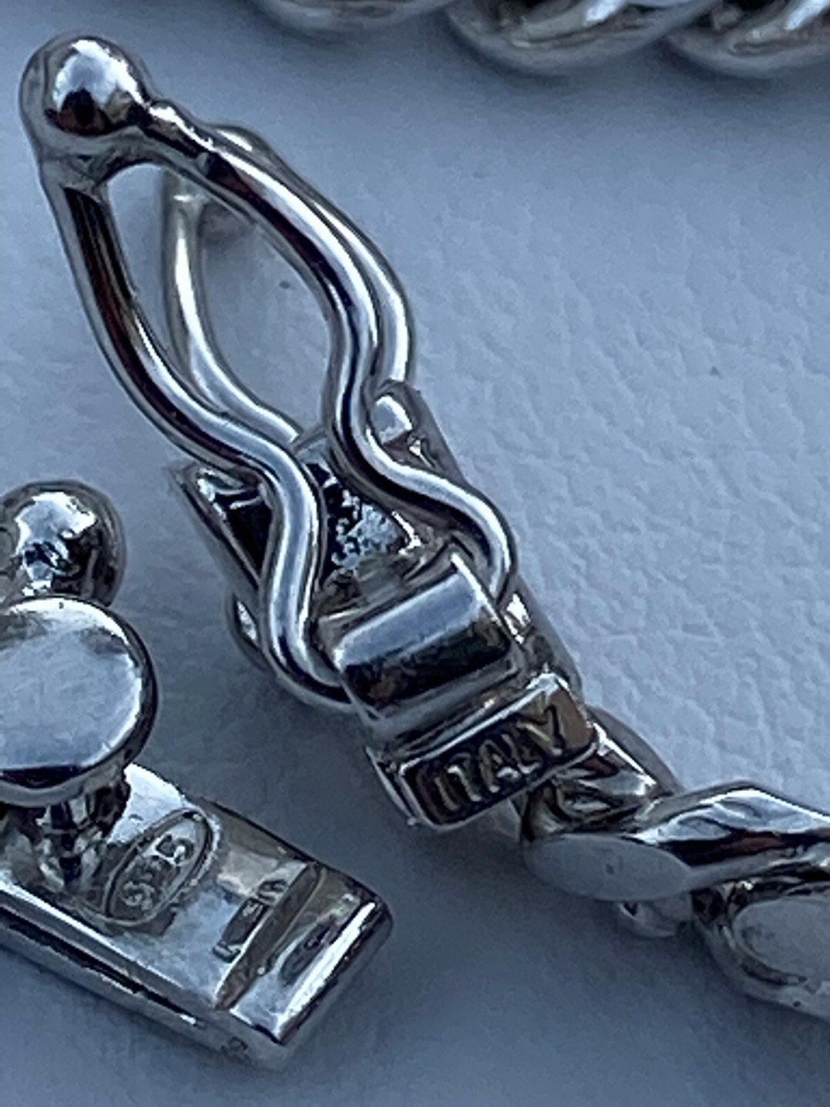 Mens Miami Cuban Link Chain Real Solid 925 Sterling Silver Box Lock Necklace 5mm