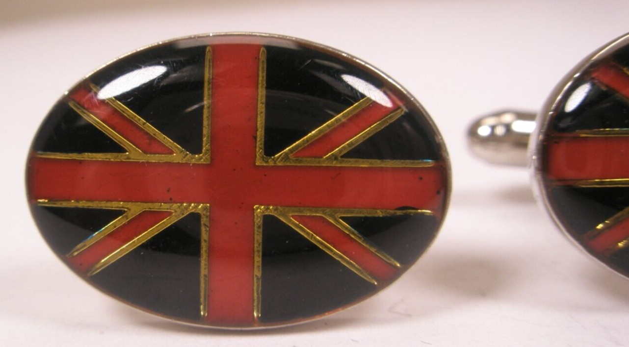 UK Union Jack Flag of United Kingdom MODERN Cuff Links england english flag
