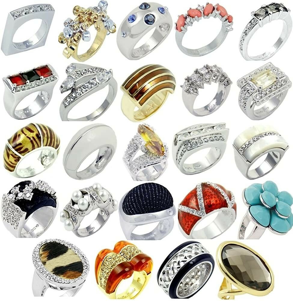 Camille Lucie Rings 24 assorted styles and sizes $960 retail! Nickel free!