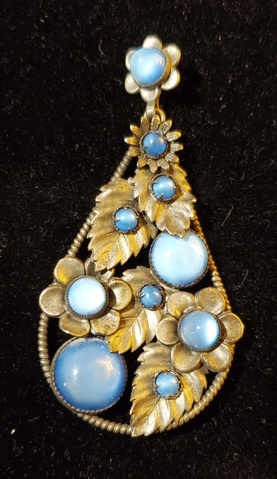 Vintage Neiger Brothers Czech Republic Pendant 1930s