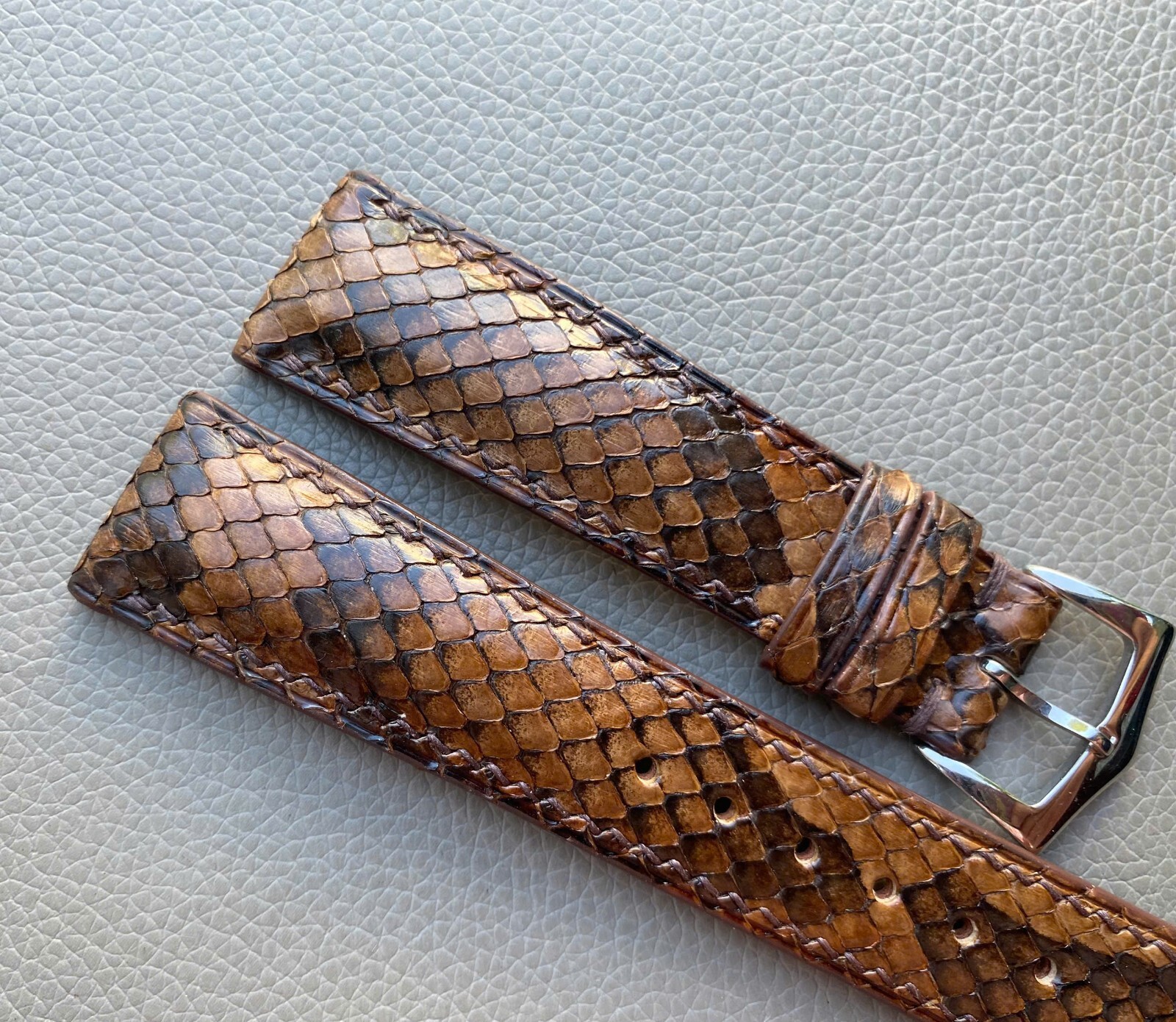 Genuine Snake Skin Watch Strap Band size14 15 16 17 18 19 20 21 22 23 24 25 26mm