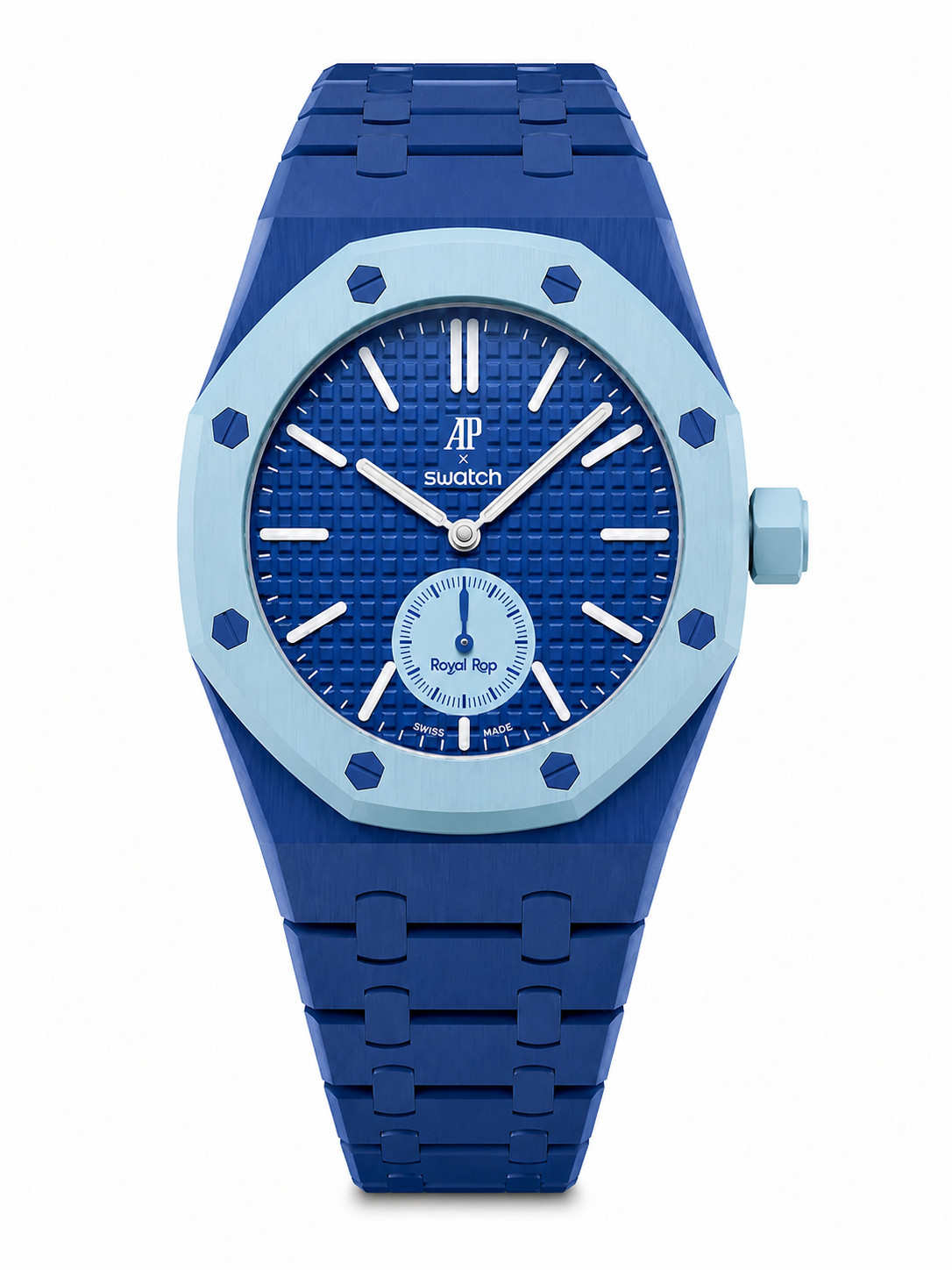 Luxury Mod Kit For AP x Swatch Royal Pop Bioceramic Rubber Strap Case