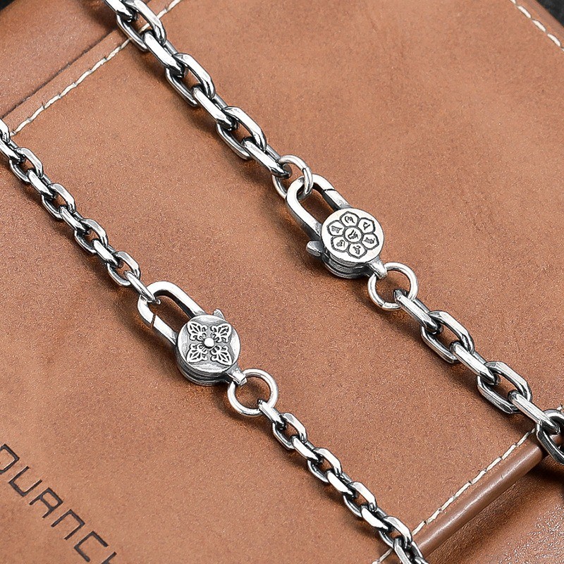 Artisan Cable Link Chain S925 Sterling Silver Heavyweight Men & Women Necklace