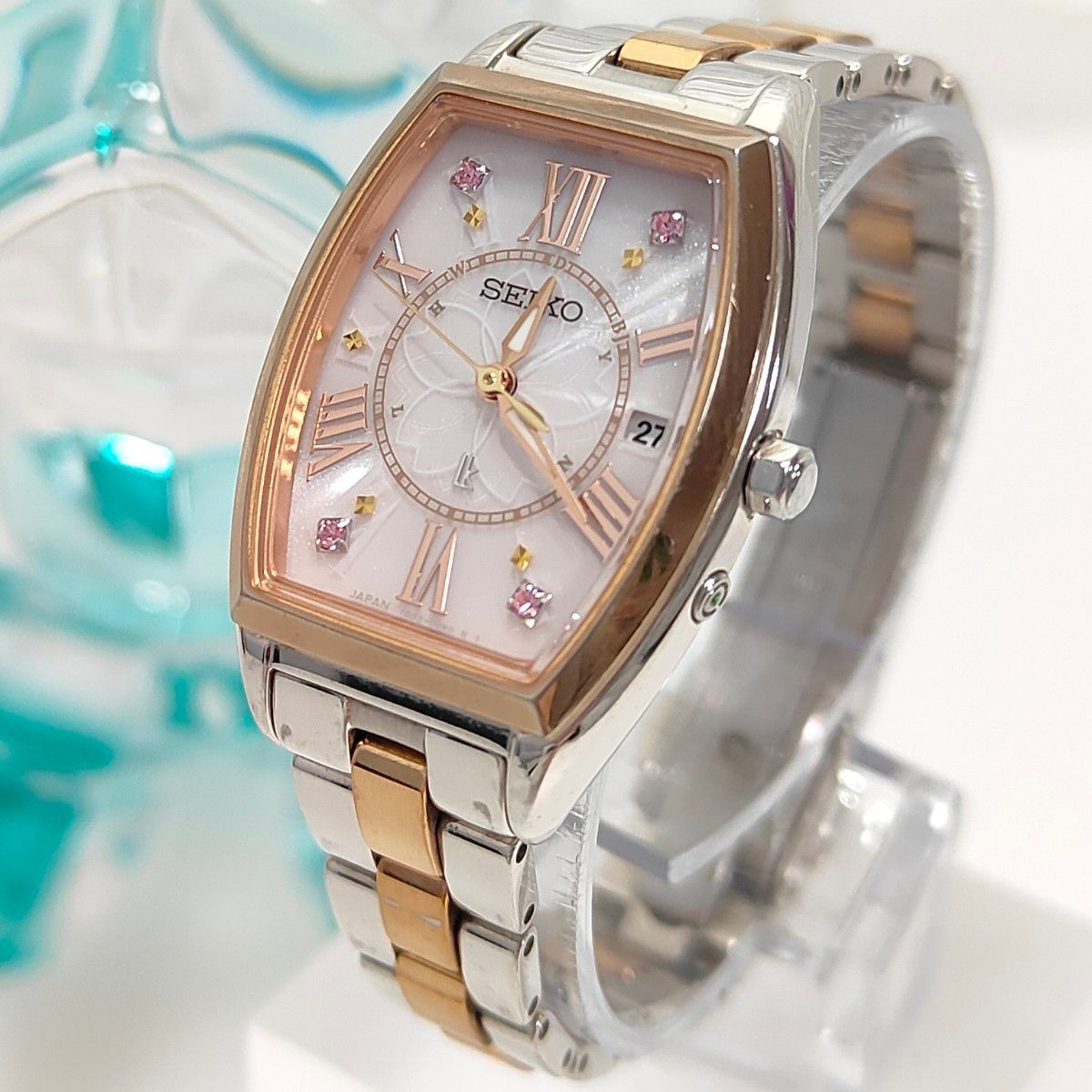 SEIKO LUKIA SSVW198 Radio Solar Limited Pink Watch