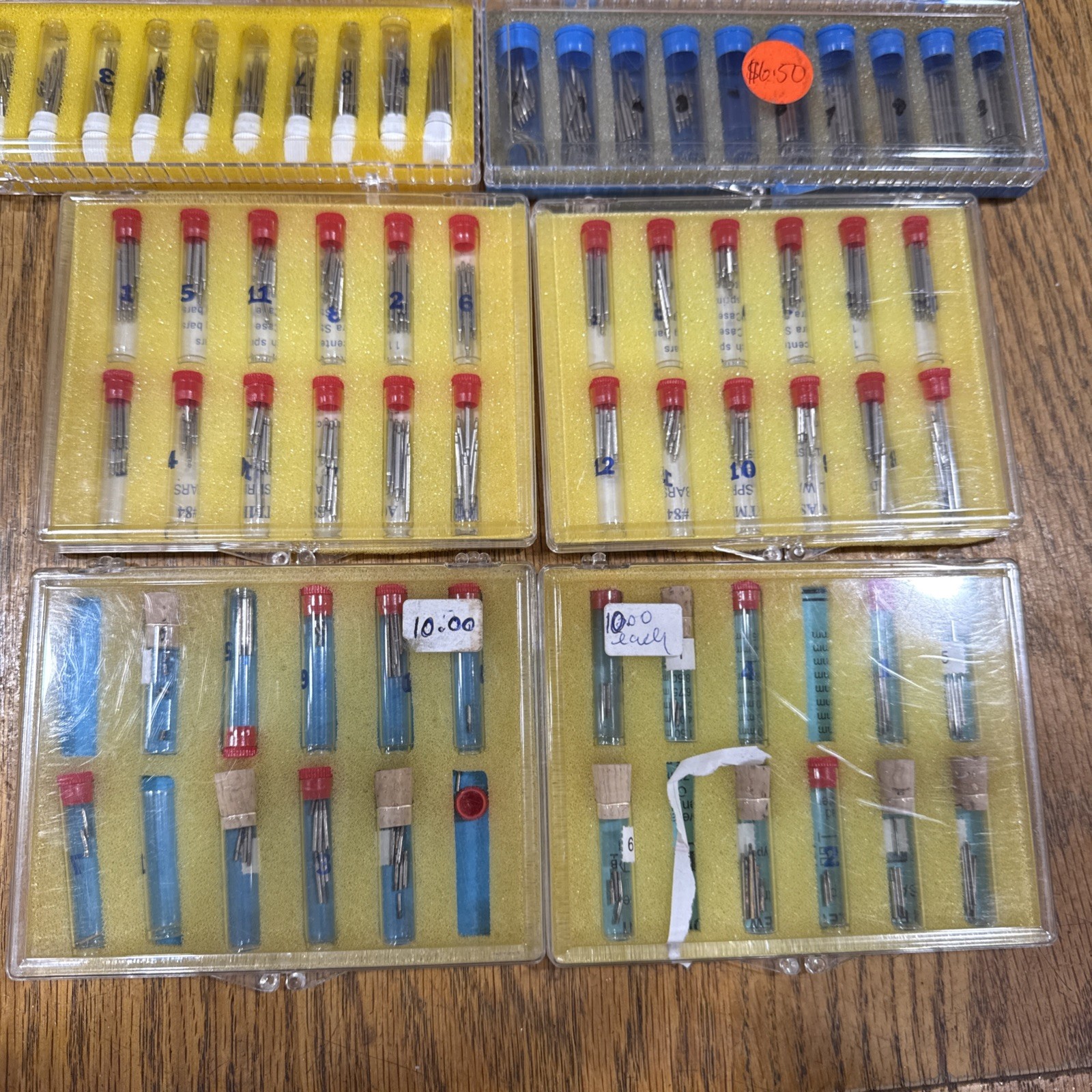 3 Vintage Watches And Huge Watch Band Repair Lot, See Description And Photos
