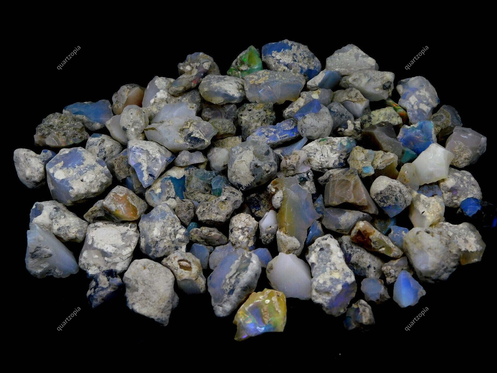 515 Cts Natural Ethopian Fire Opal Certified Rough Lot