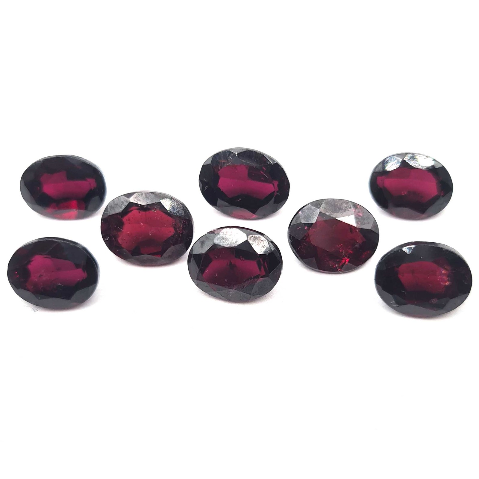 Natural Garnet Oval Cut Loose Gemstone Lot 8*10 MM 100 CT 35 Pcs