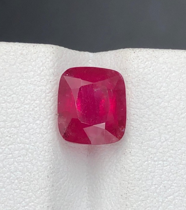 3.83ct Afghanistan Natural Red Loose Rubellite Gemstone For Jewelry Designers.