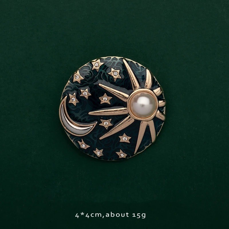 Vintage Brooch Enamel Pin Pearls Vintage Flower Brooch Plant Animal Insect Fruit