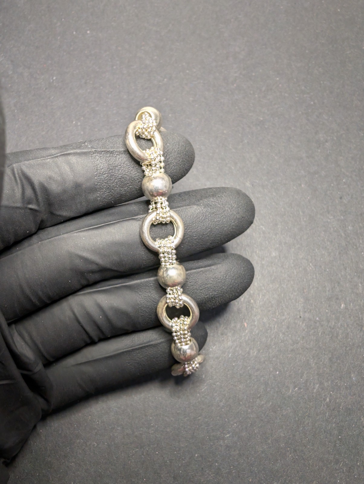 Solid 925 Sterling Silver Designer Inspired 7in 12.2mm Belcher Link Bracelet