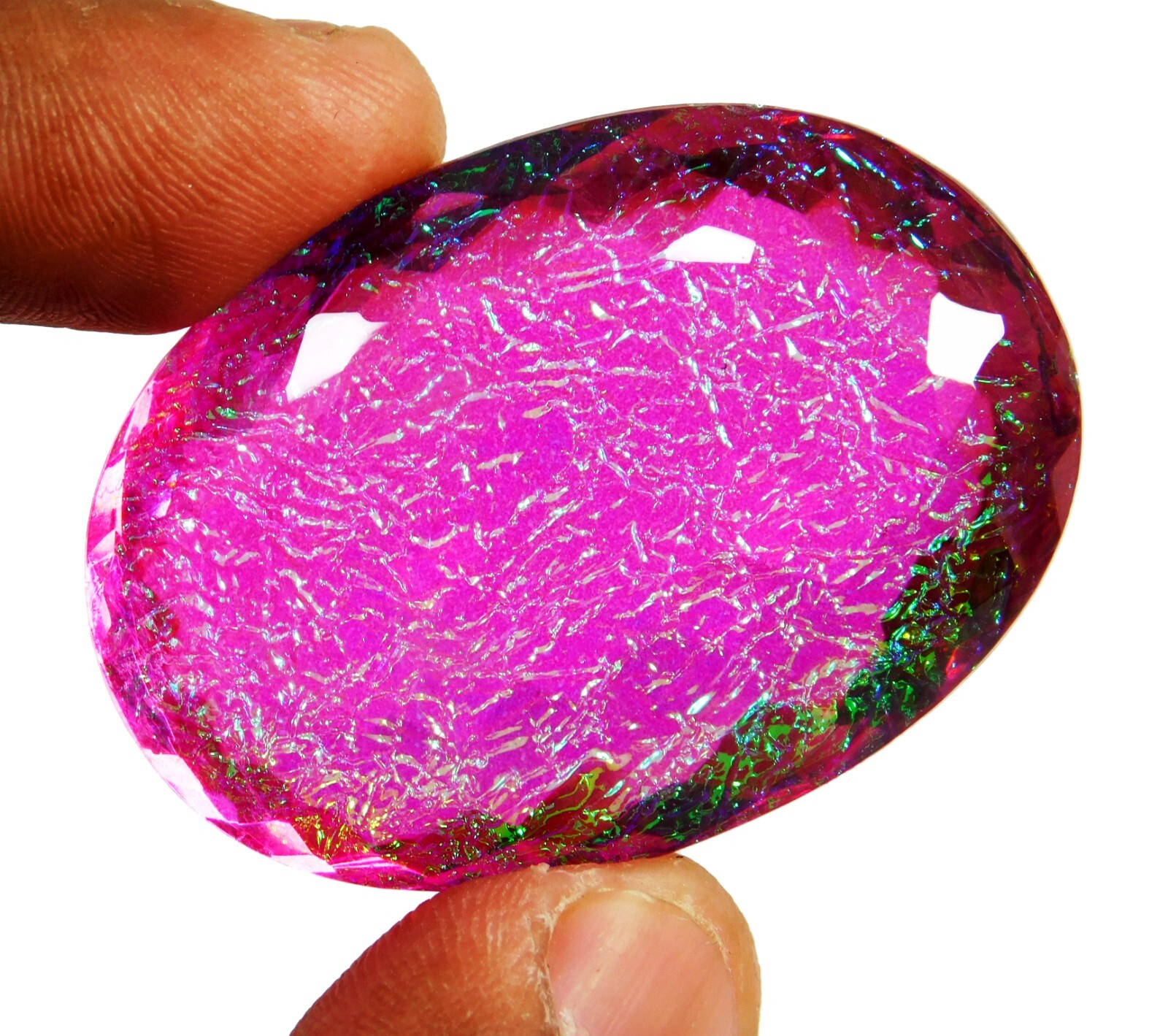 Natural 142.30 Ct Australian Monarch Fire Opal Oval Cut Certified Gemstone