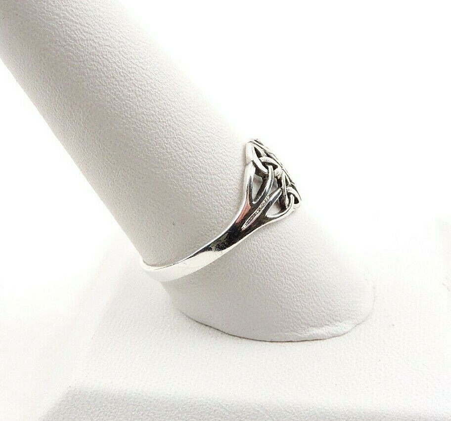 Sterling Silver Celtic Endless Knot Ring – Free Gift Packaging
