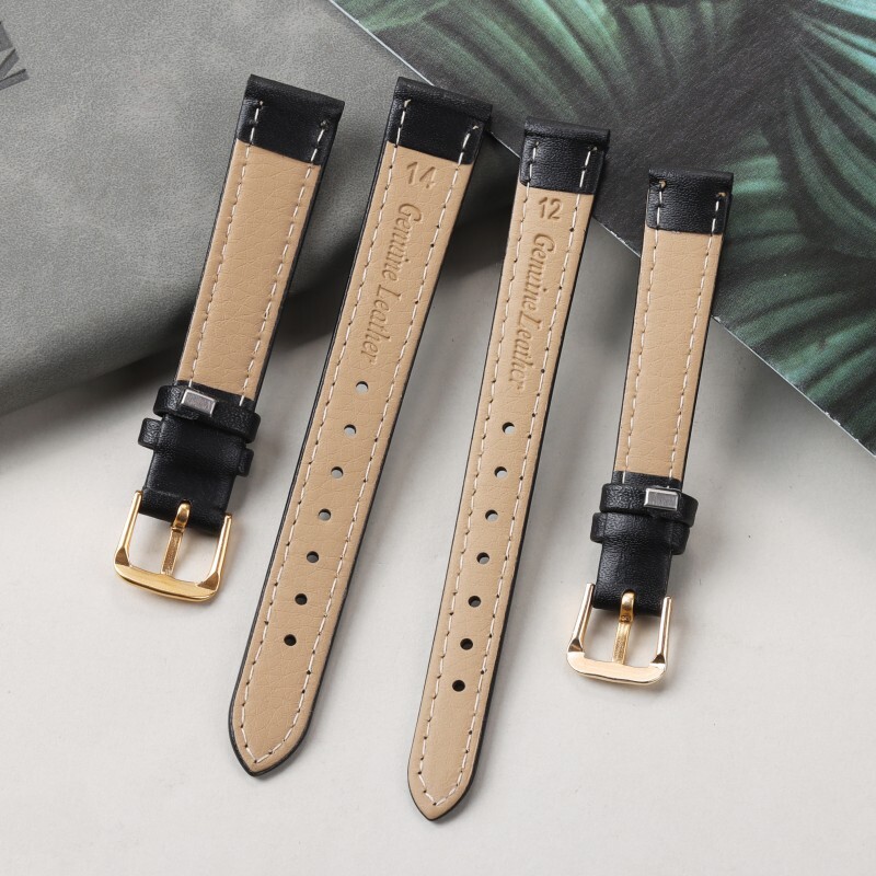 Pin Buckle Leather Watch Band PU Leather Wristband 8/1012/14/16/18/20/22/24mm