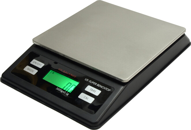 3000g x 0.1g Digital Benchtop Scale for Jewelry Gold Silver Herb Gram Oz DWT OZT