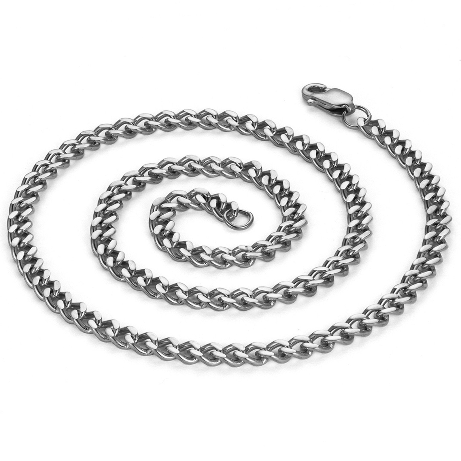 Men’s 6/10mm Wide Chunky Miami Cuban Necklace Chain Stainless Steel 14-26 inches