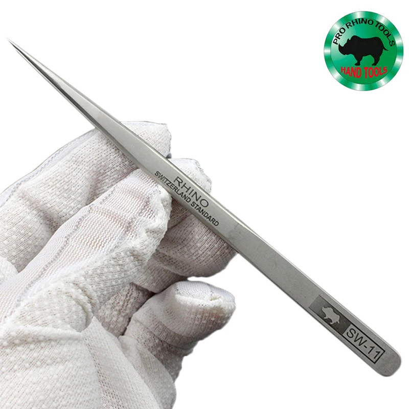 Titanium Alloy Precision Tweezers 0.15mm Fine Tip Phone PCB Repair Tool