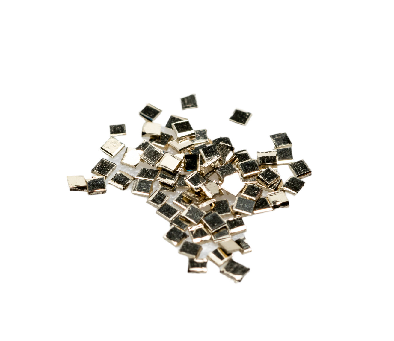 14K White Gold Chip Solder 1 x 1mm (0.25 DWT ~102 pcs) Made in USA