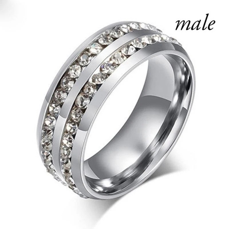 Fashion Gold Plated Rings for Women Cubic Zirconia Wedding Jewelry Size 6-10