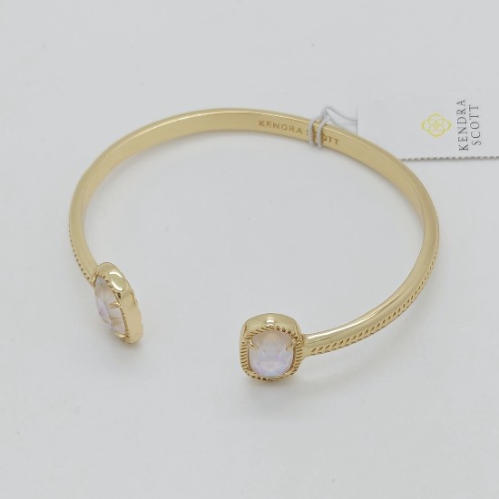 New Kendra Scott Elton Gold Cuff Bracelet in Dichroic