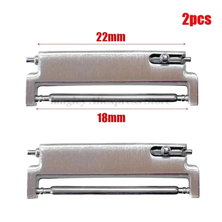 1 Pair Watch Strap Adapter 18mm To 20mm 22mm,20mm To 18/20/22mm,22mm To 22mm Top