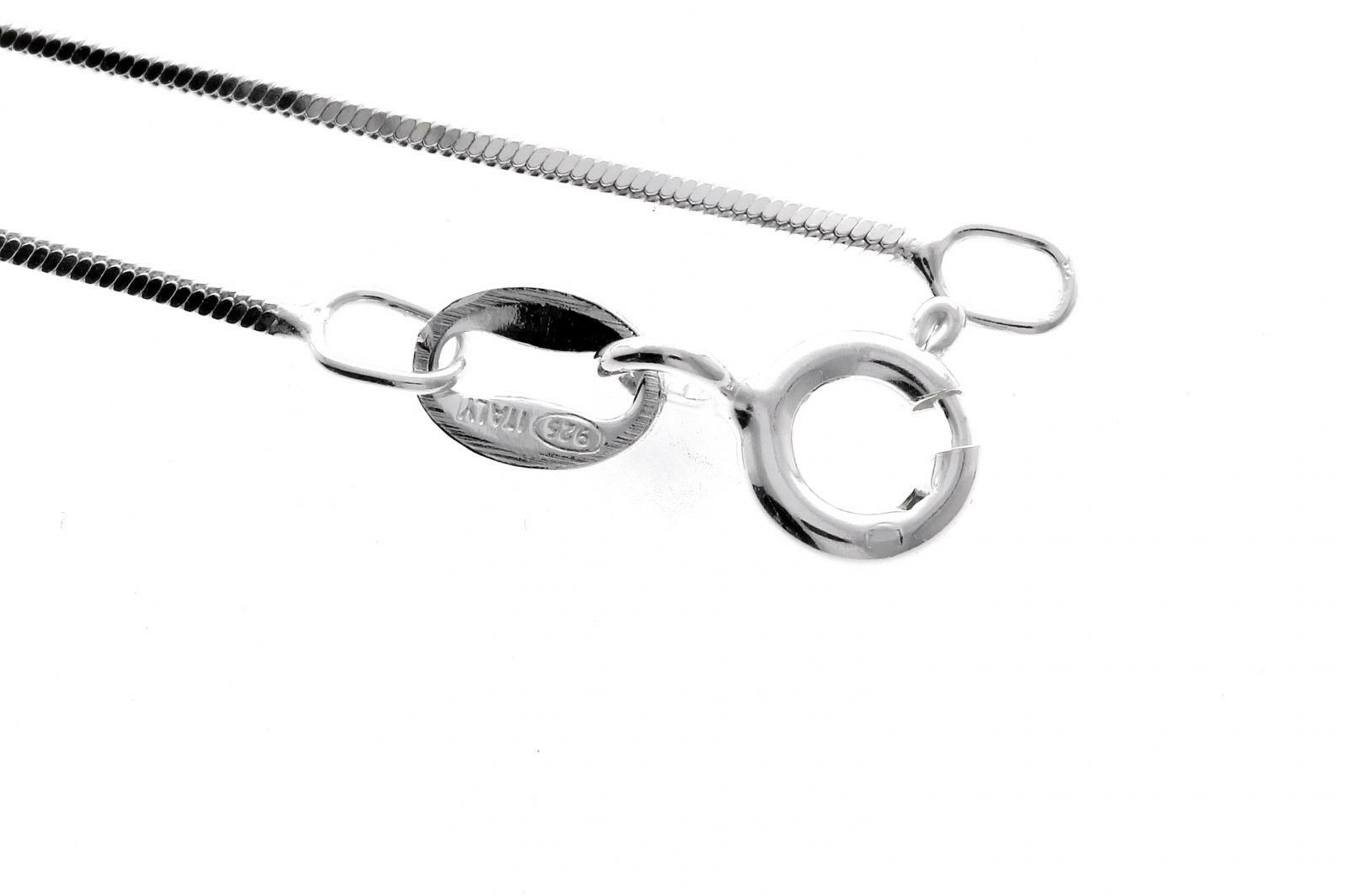 REAL ITALIAN 925 Sterling Silver Snake Chain 14″ 16″ 18″ 20″ 22″ 24″ GCH004 UK