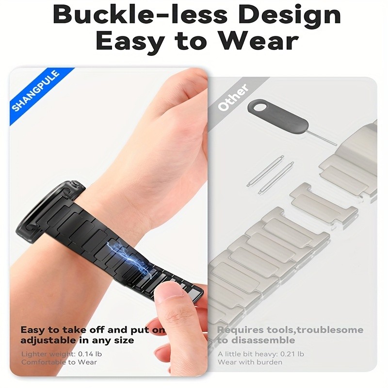 Magnetic Strap Metal Watch Band For Samsung Galaxy Watch Ultra 47mm/Ultra 2025