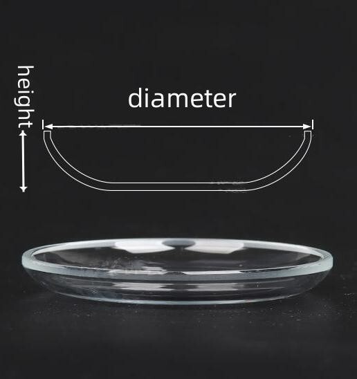 1PC Mineral Lid Shaped Watch Crystal High Domed Round Glass 26mm-42.5mm Diameter