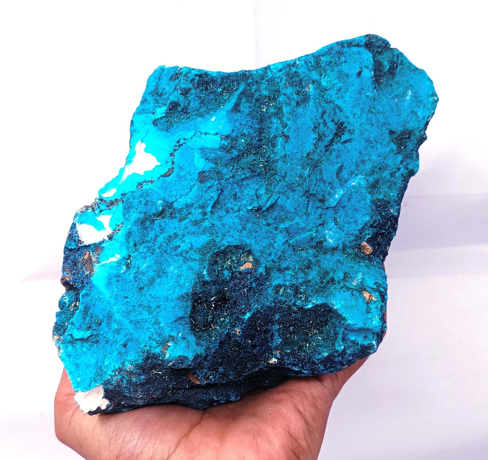8174.0 Ct Natural Blue Arizona Turquoise Rough Certified Loose Gemstone 6YGY