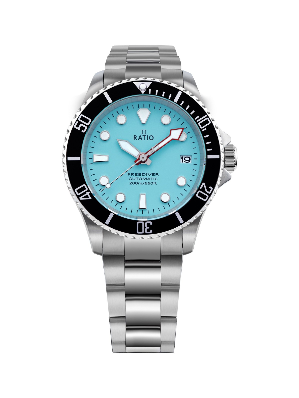Ratio FreeDiver Ice Blue Dial Automatic Diver’s 200M RTF042 Men’s Watch
