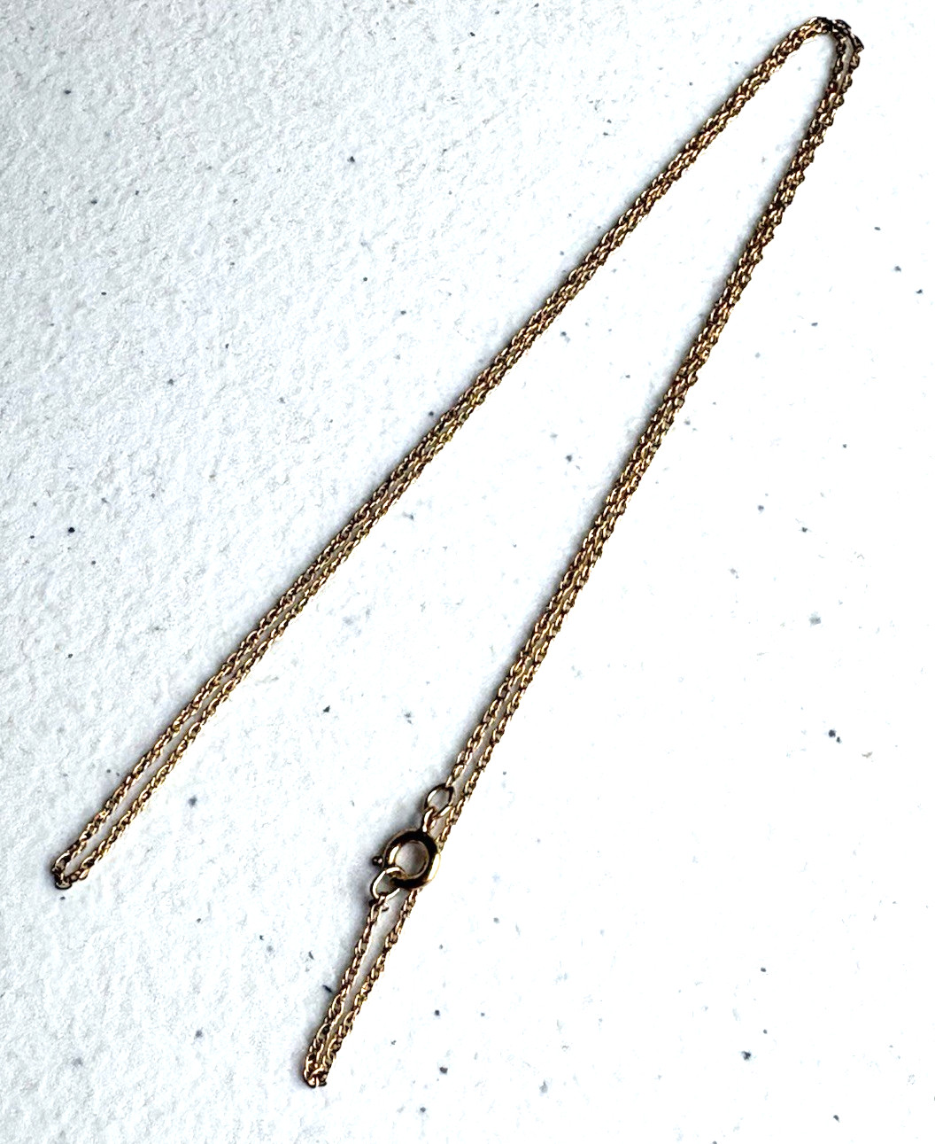 Vintage 1/20 14k Gold Filled Dainty Cable Chain Necklace 19″ inches
