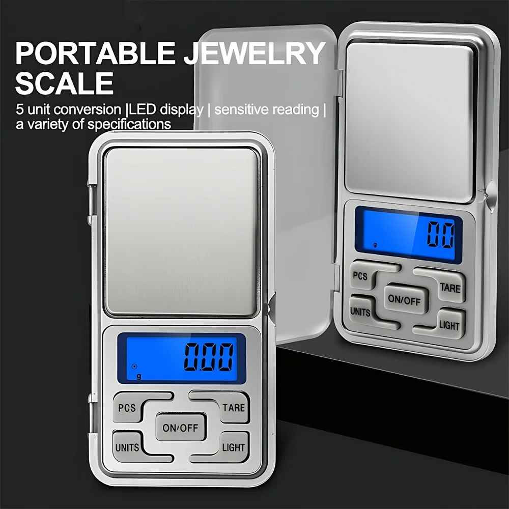 Portable 500g x 0.01g Mini Digital Scale Jewelry Pocket Balance Weight Gram LCD