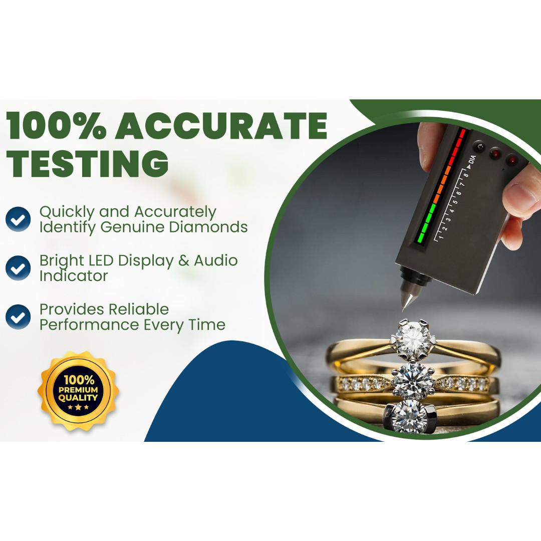 Diamond Tester Selector Gemstone Testing Kit Digital Electronic Magnifier Tool