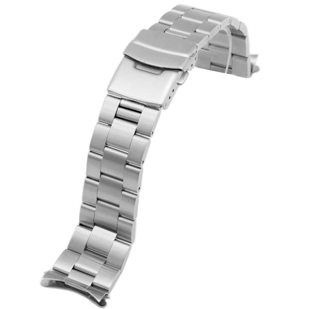 20MM Curved End For Citizen NY0040-09W -50E -17L -09E Stainless Steel Watch Band