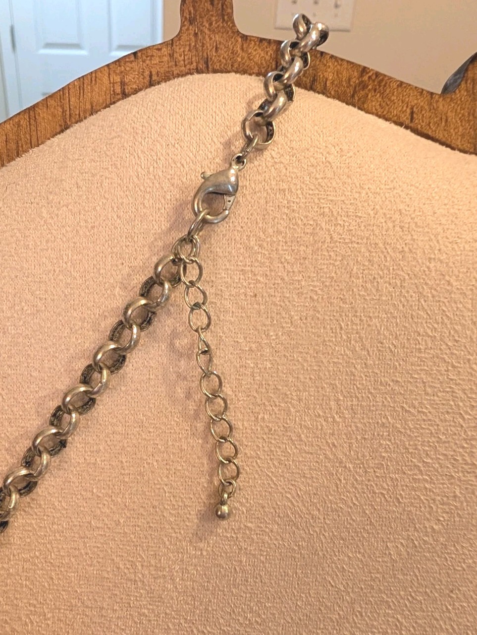 Statement Multi-Tone Disc Dangle Bib Necklace Silver Copper Gold Adjustable