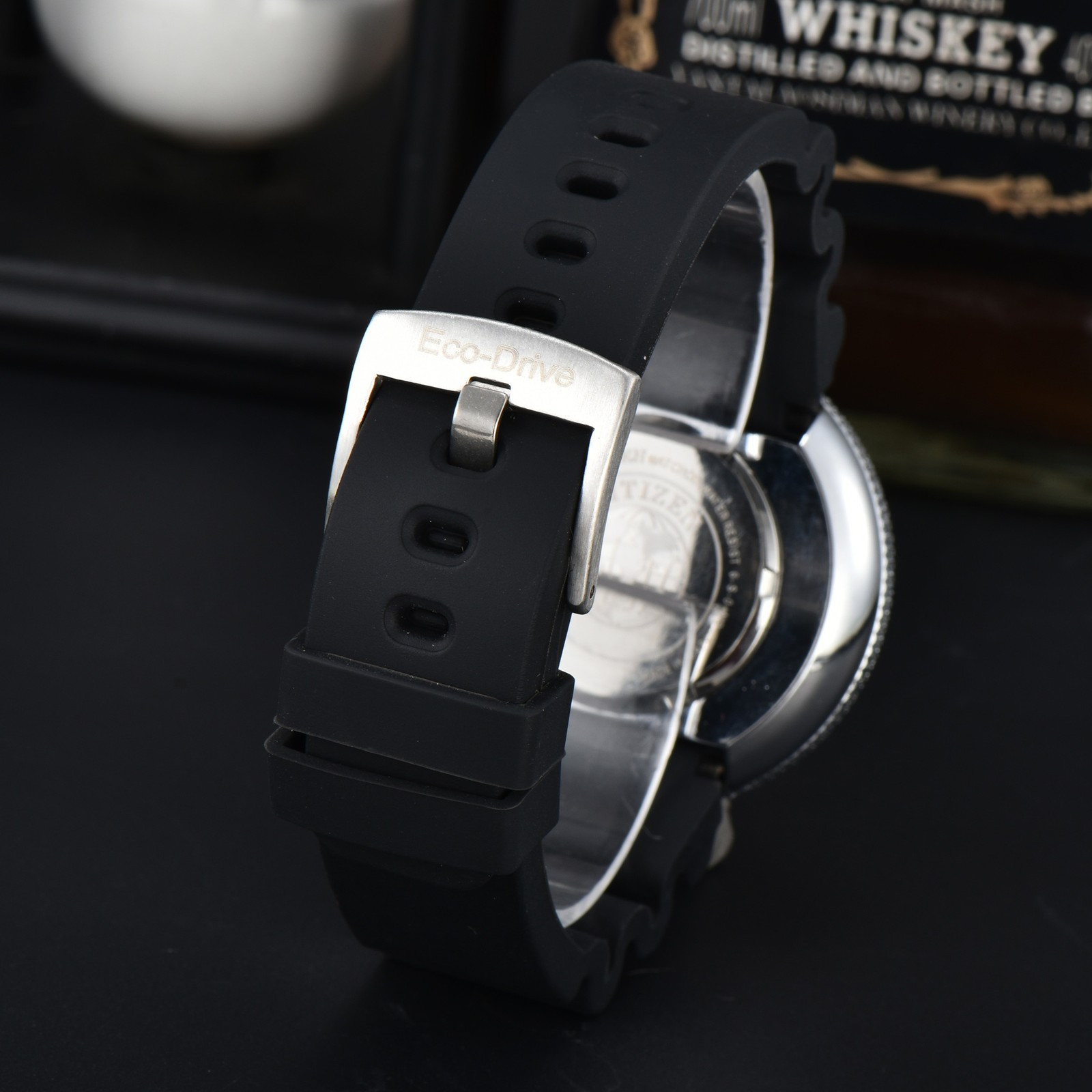 NEW Citizen Promaster Ecozilla Watch Eco-Drive Black Rubber Men Sports Watch