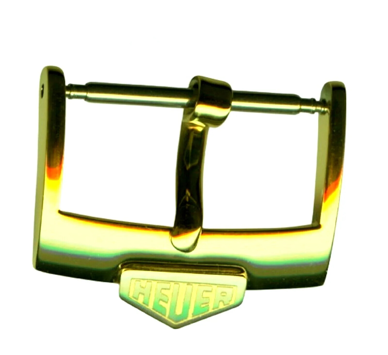 Heuer Buckle (Pre TAG Commemorative) 16mm 18mm 20mm Silver (Steel) or Gold Plate