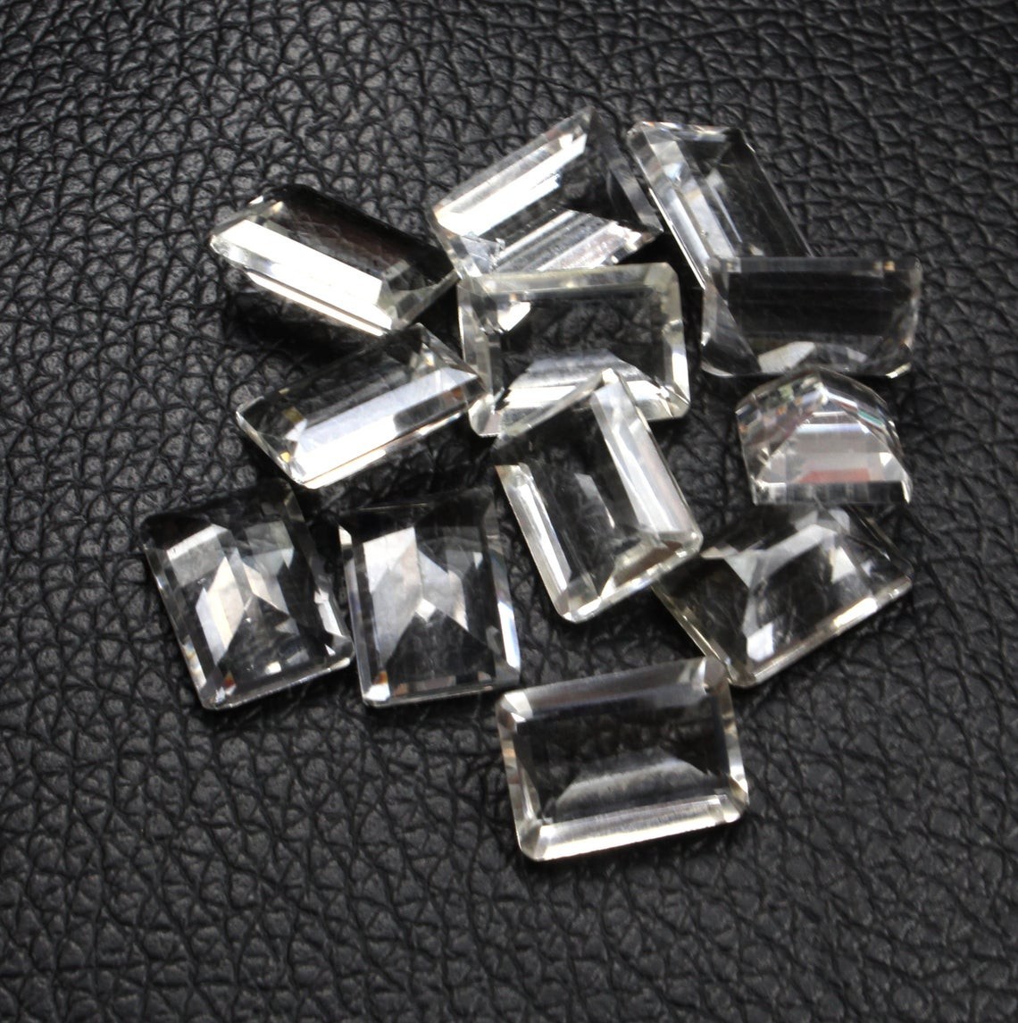 Natural Crystal Quartz Octagon Faceted Cut 6x8mm To 20x25mm Loose Gemstone