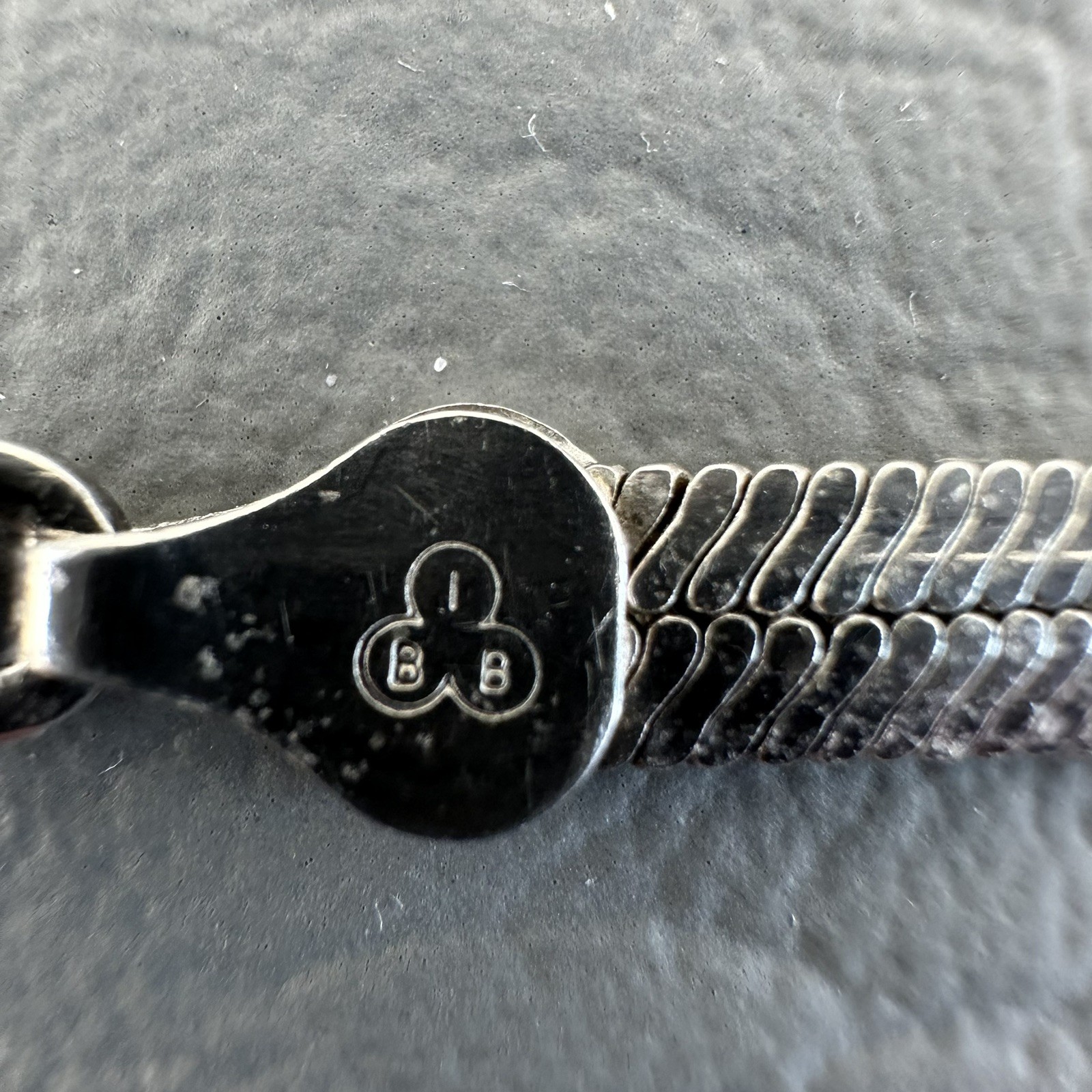 Vintage Sterling Silver Necklace 925 Italy Snake Chain IBB 17g 18″