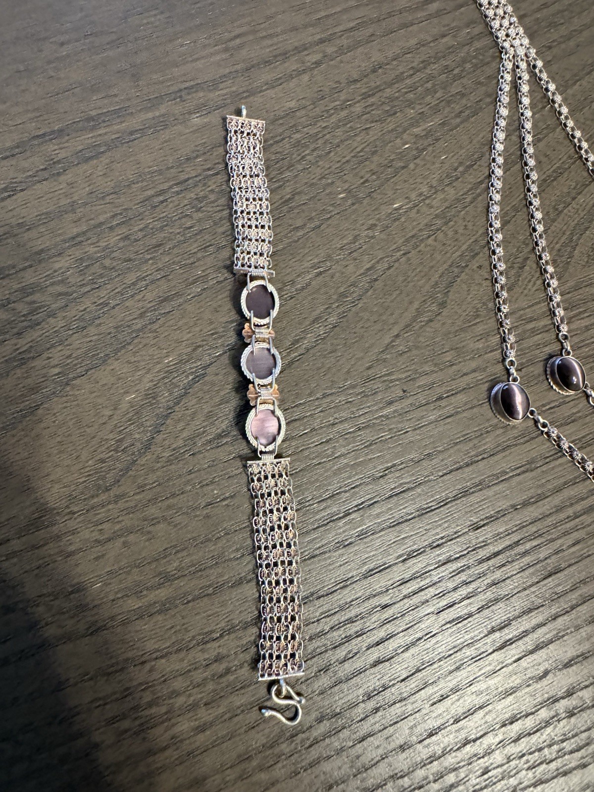 Vintage Made In Armenia Necklace, Bracelet And Earrings Set
