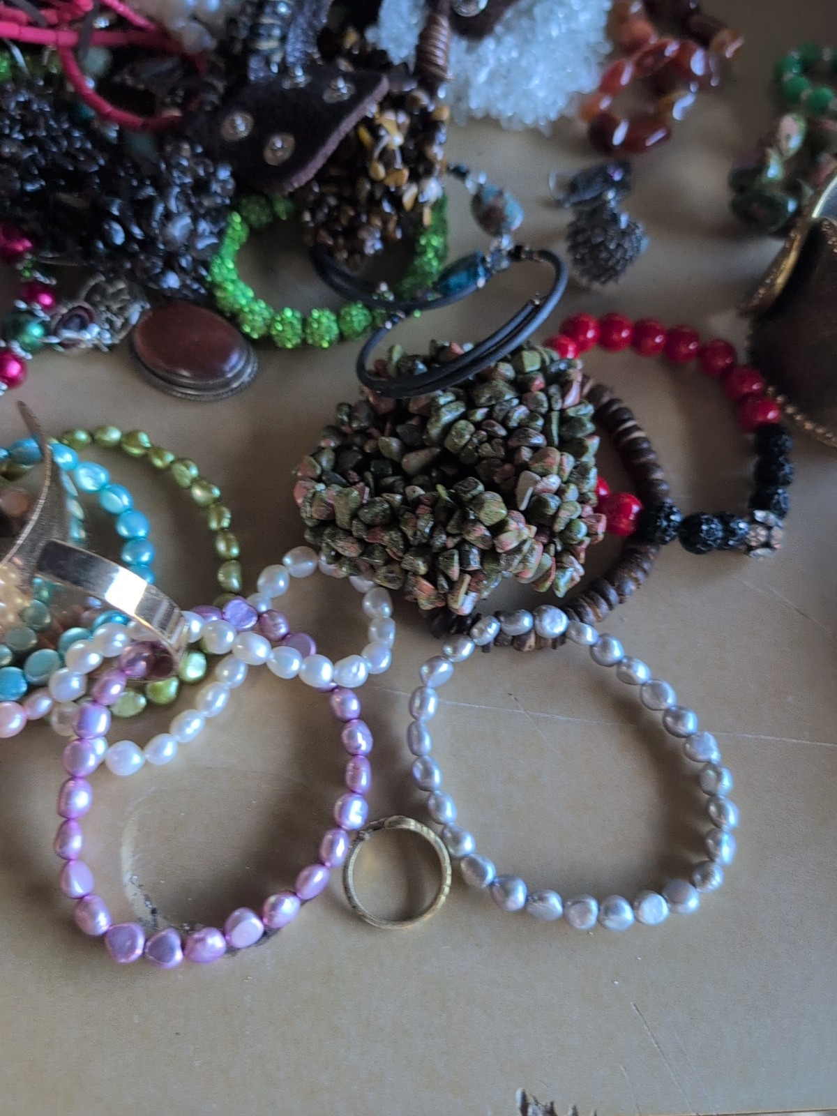 HUGE Vintage to Now ALL UNSEARCHED Jewelry Lot Wearable Craft Estate Find 4lbs
