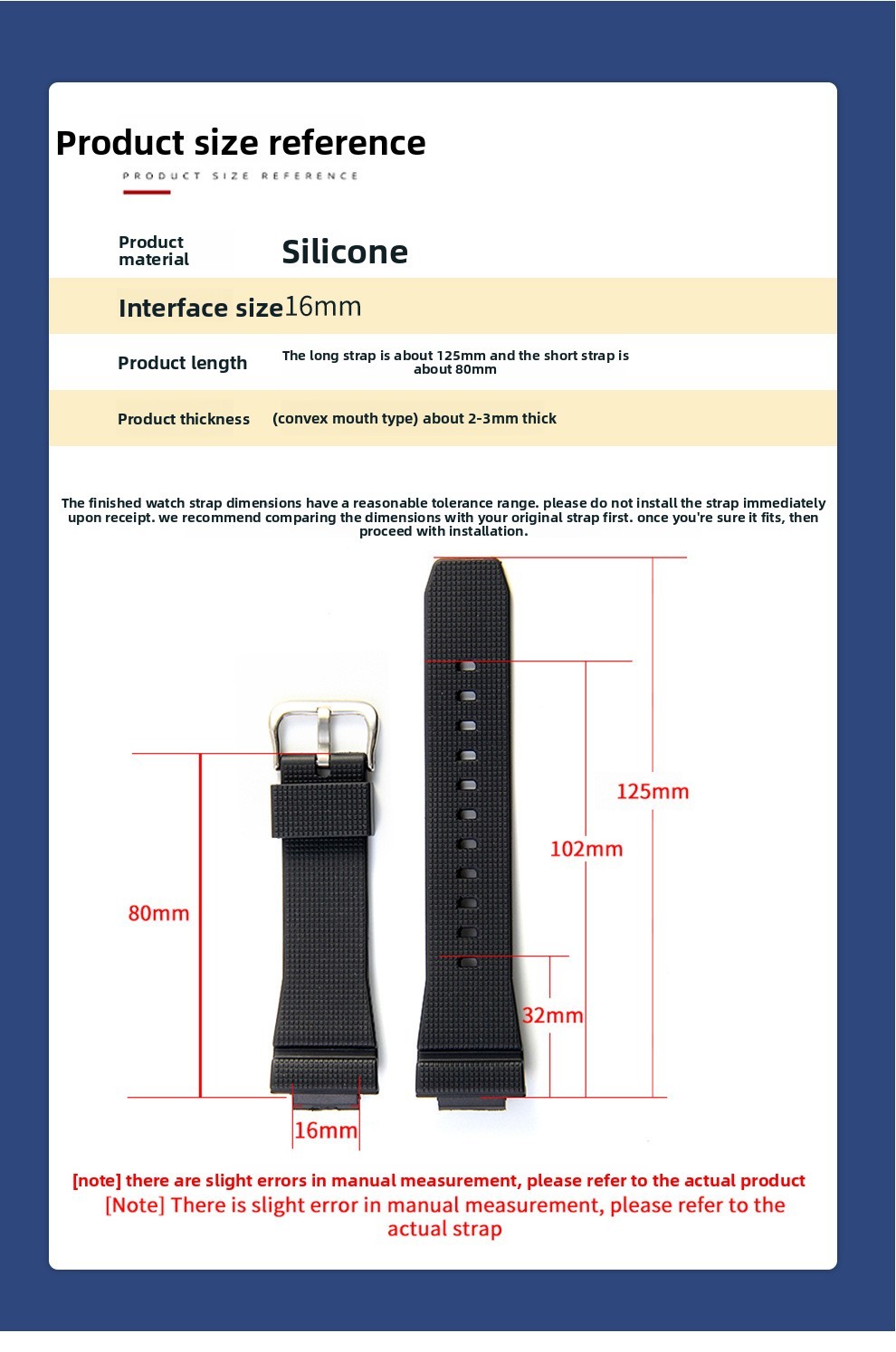 For Casio GA2100 GM2100 Quick Release Waterproof Rubber Watch Band Strap 16mm
