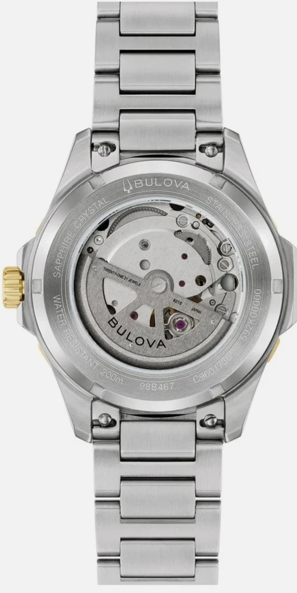 Bulova Marine Star 200M Automatic 98B467 Men’s Watch New
