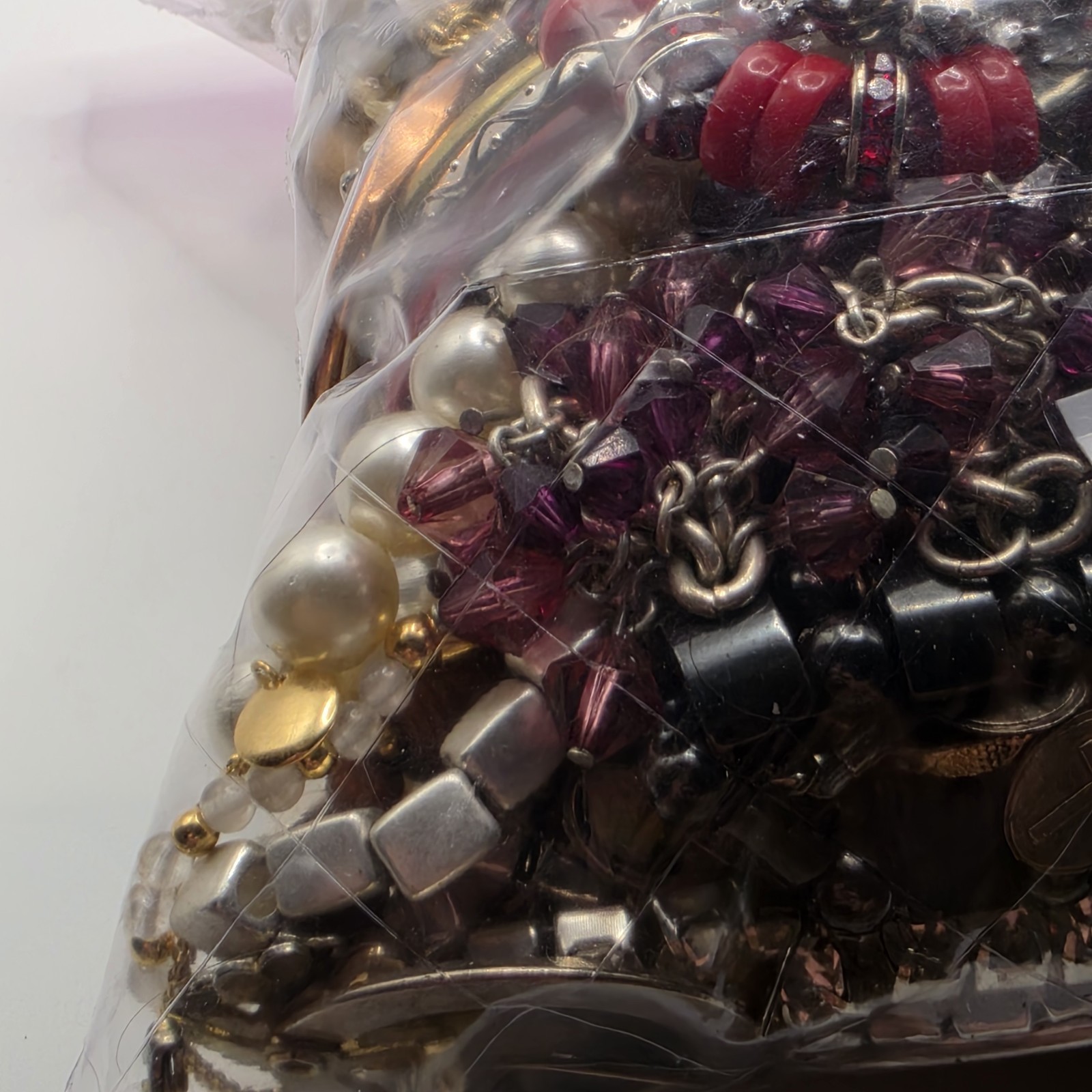 Bag Old Unsearched Jewelry Lot Vintage Estate Find Junk Drawer Aprox 4lbs