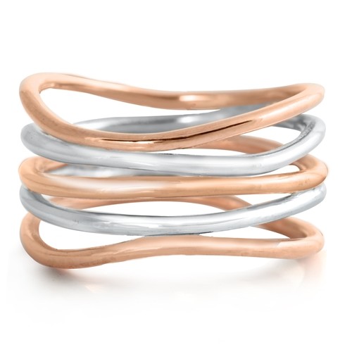 USA Seller Ring Sterling Silver 925 Best Price Jewelry Gift Rose Gold Plated