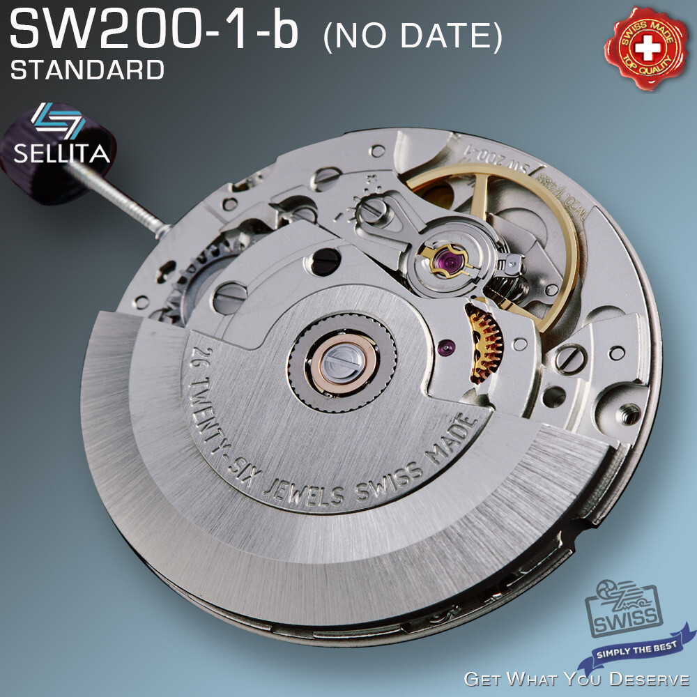 MOVEMENT SELLITA SW200-1b, NO DATE AUTOMATIC
