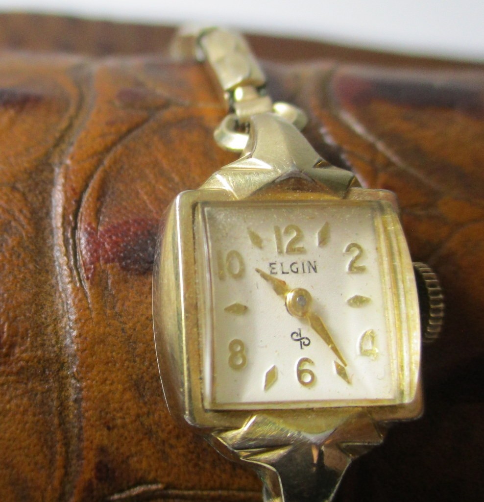 Vintage ladys watches Elgin, Benrus, Gruen, Croton, Gotham Swiss NOT TESTED