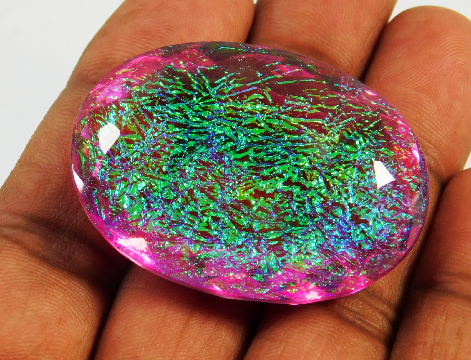 Natural 142.30 Ct Australian Monarch Fire Opal Oval Cut Certified Gemstone