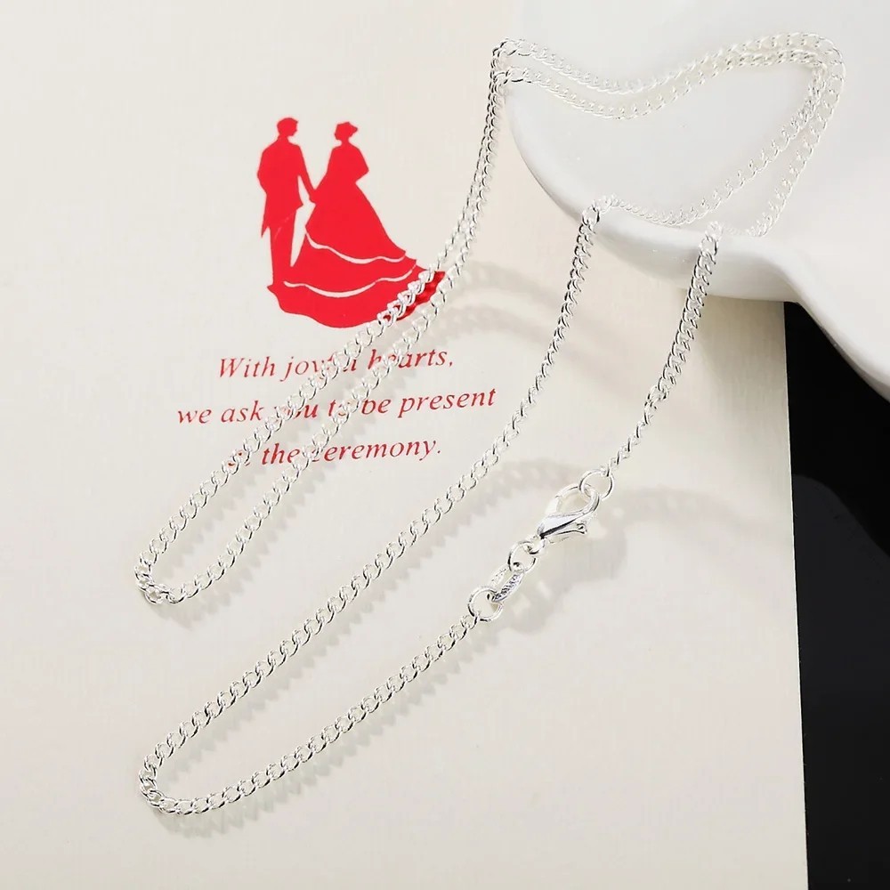Real Solid Sterling Silver Diamond Cut Rope Chain Mens Boys Bracelet or Necklace